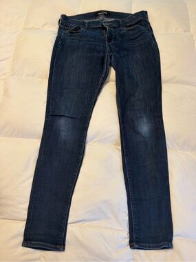 Express Women's Dark Indigo Skinny Jeans